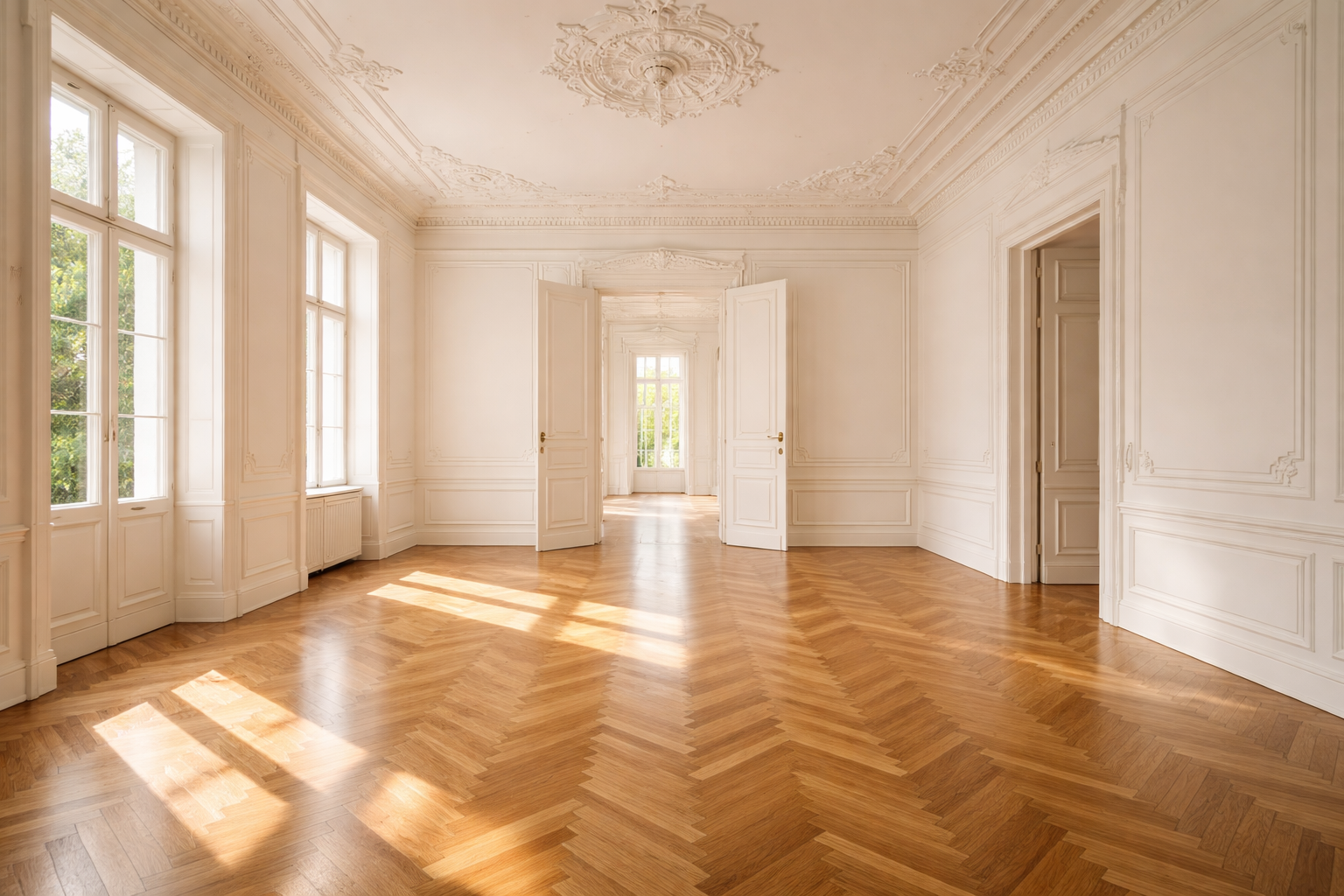 Preisaufschläge beim Altbau Verkauf: Hohe Decken, erhaltener Stuck und Fischgrätparkett steigern den Immobilienwert in Döbling enorm