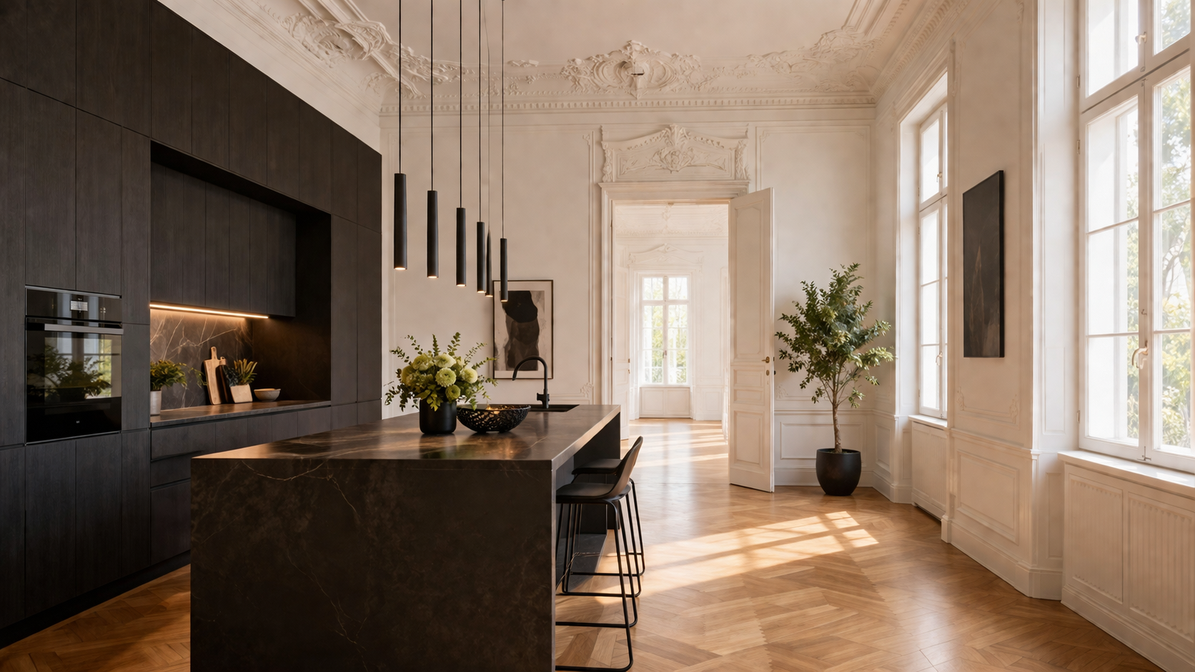 Wertsteigerung im Altbau: Eine aufwendig modernisierte Wohnung erzielt absolute Höchstpreise beim Verkauf in 1190 Wien