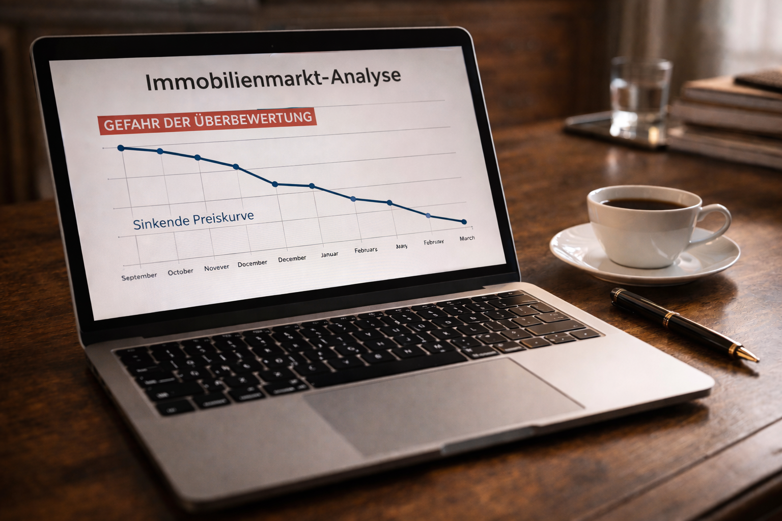Falscher Startpreis: Ein zu hoch angesetzter Preis verlängert die Verkaufsdauer in 1190 Wien drastisch und führt zu Verlusten