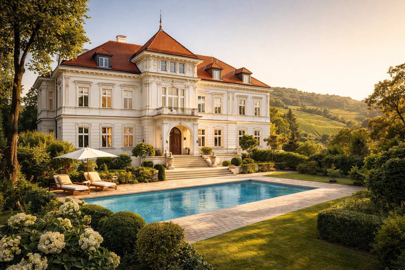 Villa verkaufen Grinzing: Prächtige, historische Villa mit großem Garten in der begehrten Heurigengegend von Wien-Döbling.
